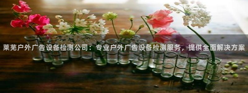 杏宇平台代理怎么样赚钱：莱芜户外广告设备检测公司：专业户外广告设备检测服务，提供全面解决方案