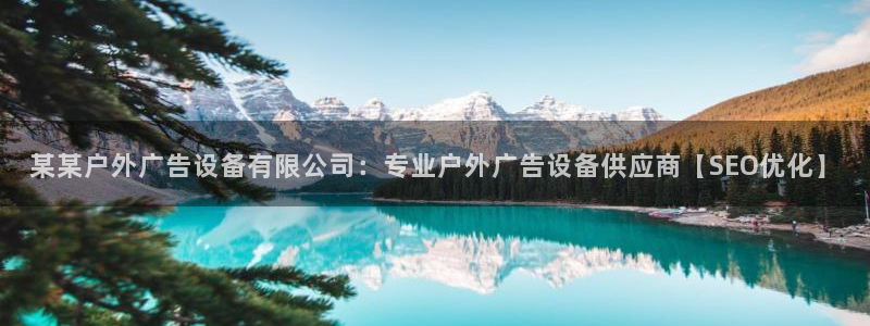 杏宇平台是什么：某某户外广告设备有限公司：专业户外广告设备供应商【SEO优化】