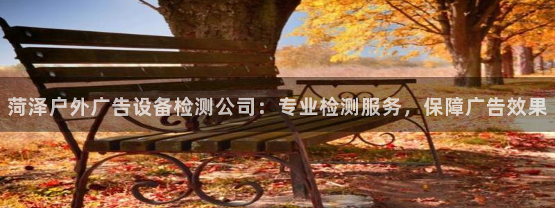 杏宇平台代理怎么样可靠吗：菏泽户外广告设备检测公司：专业检测服务，保障广告效果