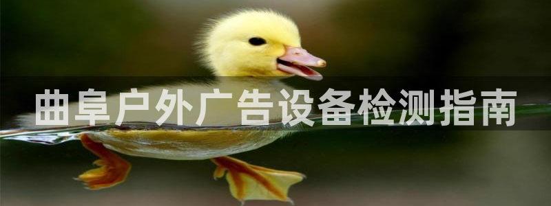 杏宇平台代理怎么赚钱的：曲阜户外广告设备检测指南