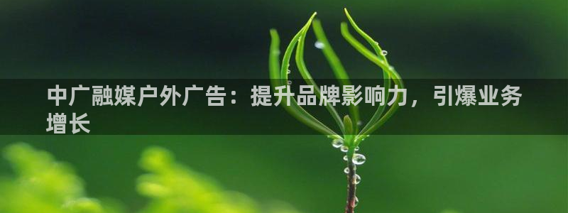 杏宇平台好吗：中广融媒户外广告：提升品牌影响力，引爆业务
增长