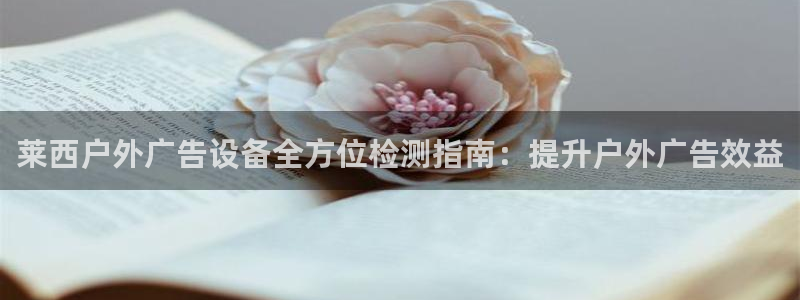 杏宇平台代理怎么样可靠吗：莱西户外广告设备全方位检测指南：提升户外广告效益