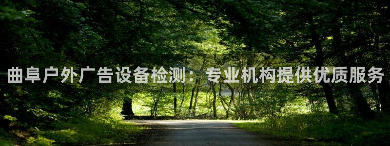 杏宇平台提现为什么这么久呢：曲阜户外广告设备检测：专业机构提供优质服务