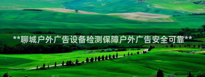 杏宇平台总代理：**聊城户外广告设备检测保障户外广告安全可靠**