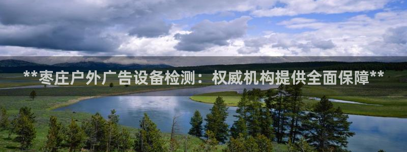 杏宇平台测速链接：**枣庄户外广告设备检测：权威机构提供全面保障**