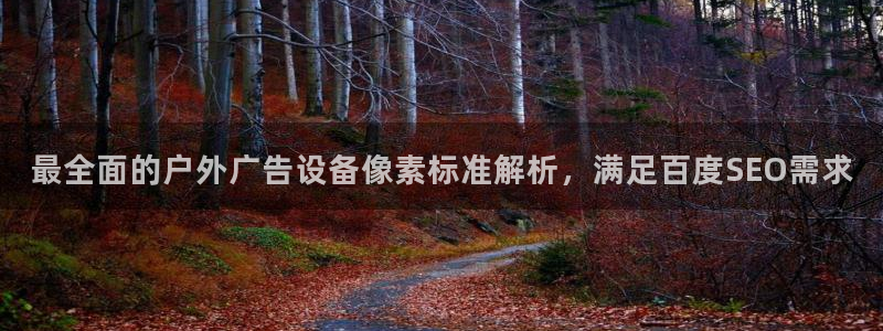 杏宇平台登录步骤图：最全面的户外广告设备像素标准解析，满足百度SEO需求