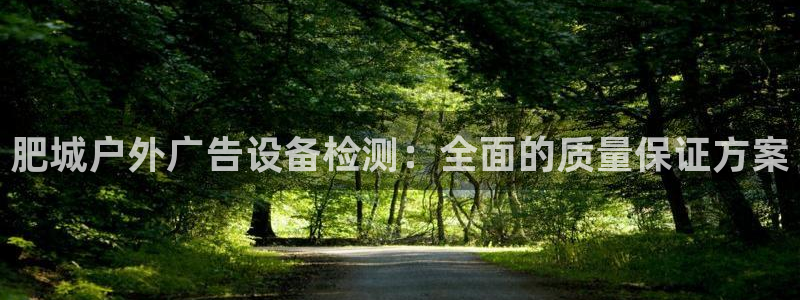 杏宇平台怎么样知乎：肥城户外广告设备检测：全面的质量保证方案