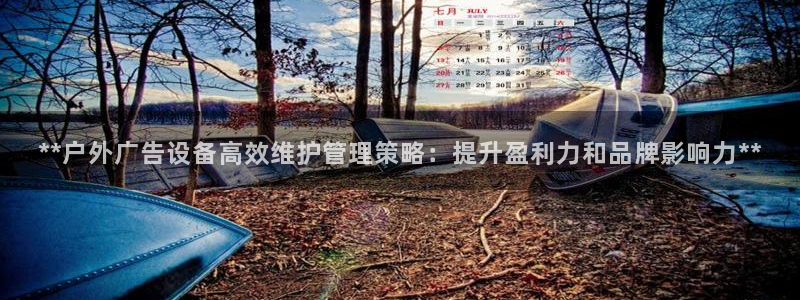 杏宇平台招商怎么样：**户外广告设备高效维护管理策略：提升盈利力和品牌影响力**